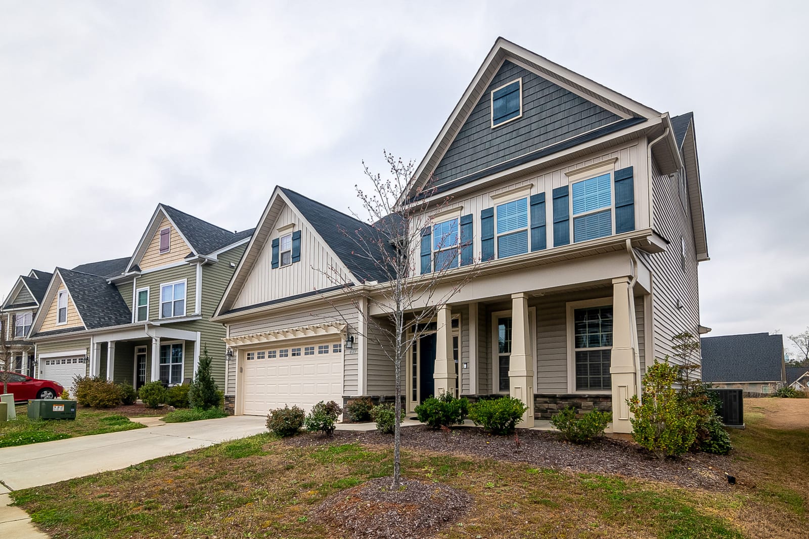 Representative residential garden and exterior
